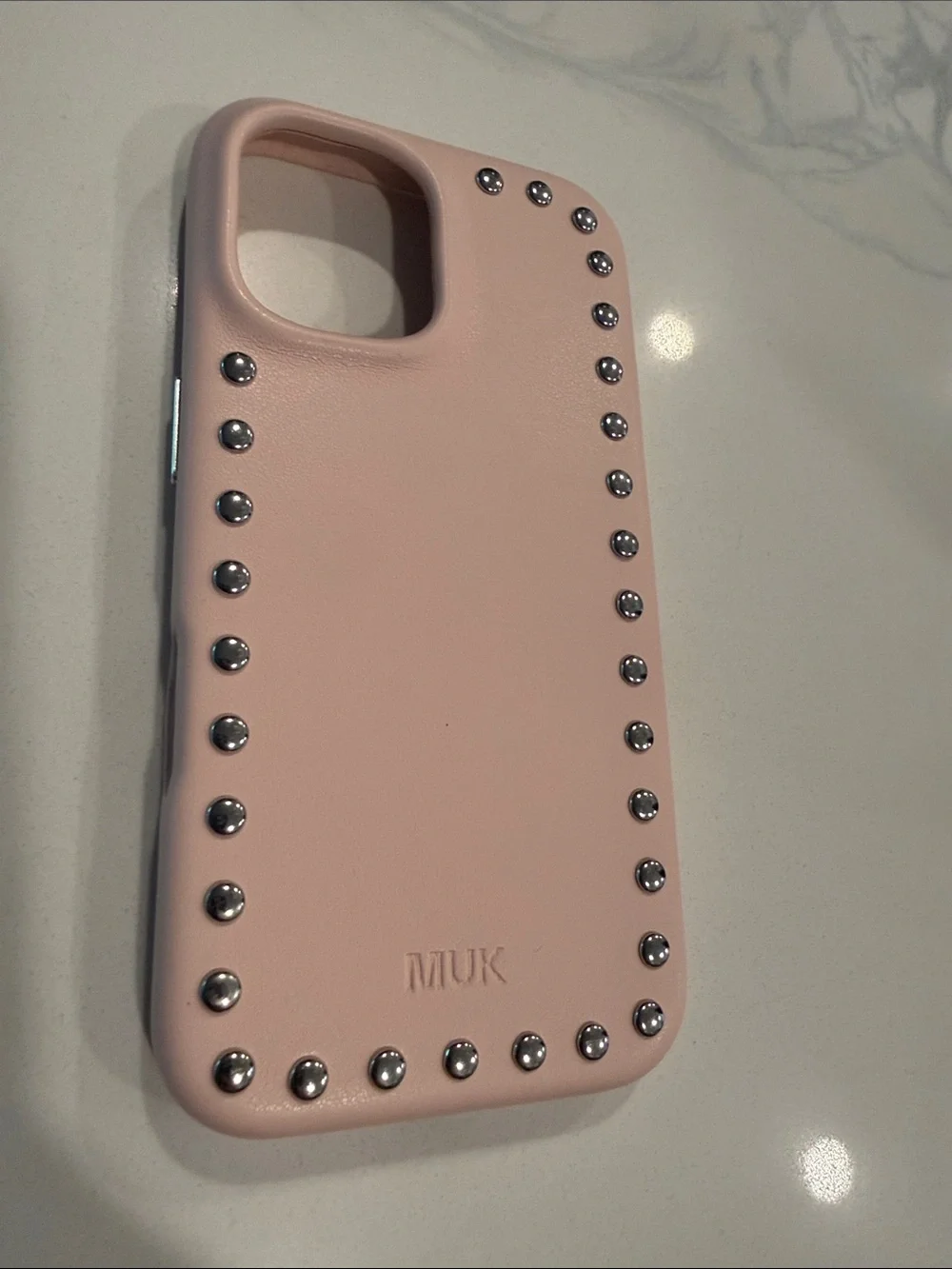 MUK Studded & Woven Texture Phone Case Set — Pink, Yellow, Burgundy iphone 16